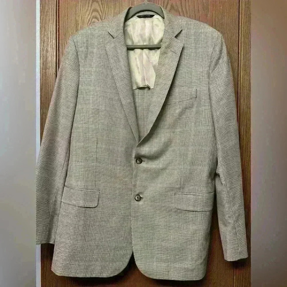 Brooks Brothers Fitzgerald 100% Wool - Brooks Cool Full Canvas Blazer - Size 43L - Picture 1 of 12